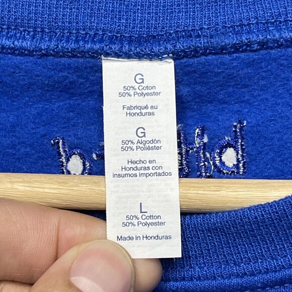 Bitbird Royal Blue Crewneck Sweatshirt Large - Picture 3 of 6